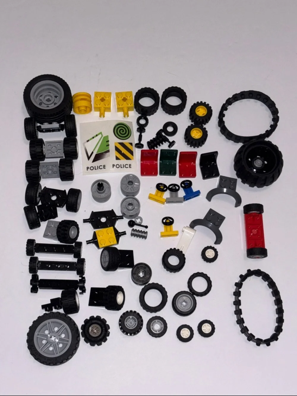Kids Toy Vehicle Parts Mix - Black, Yellow, Red, Gray - Picture 6 of 6